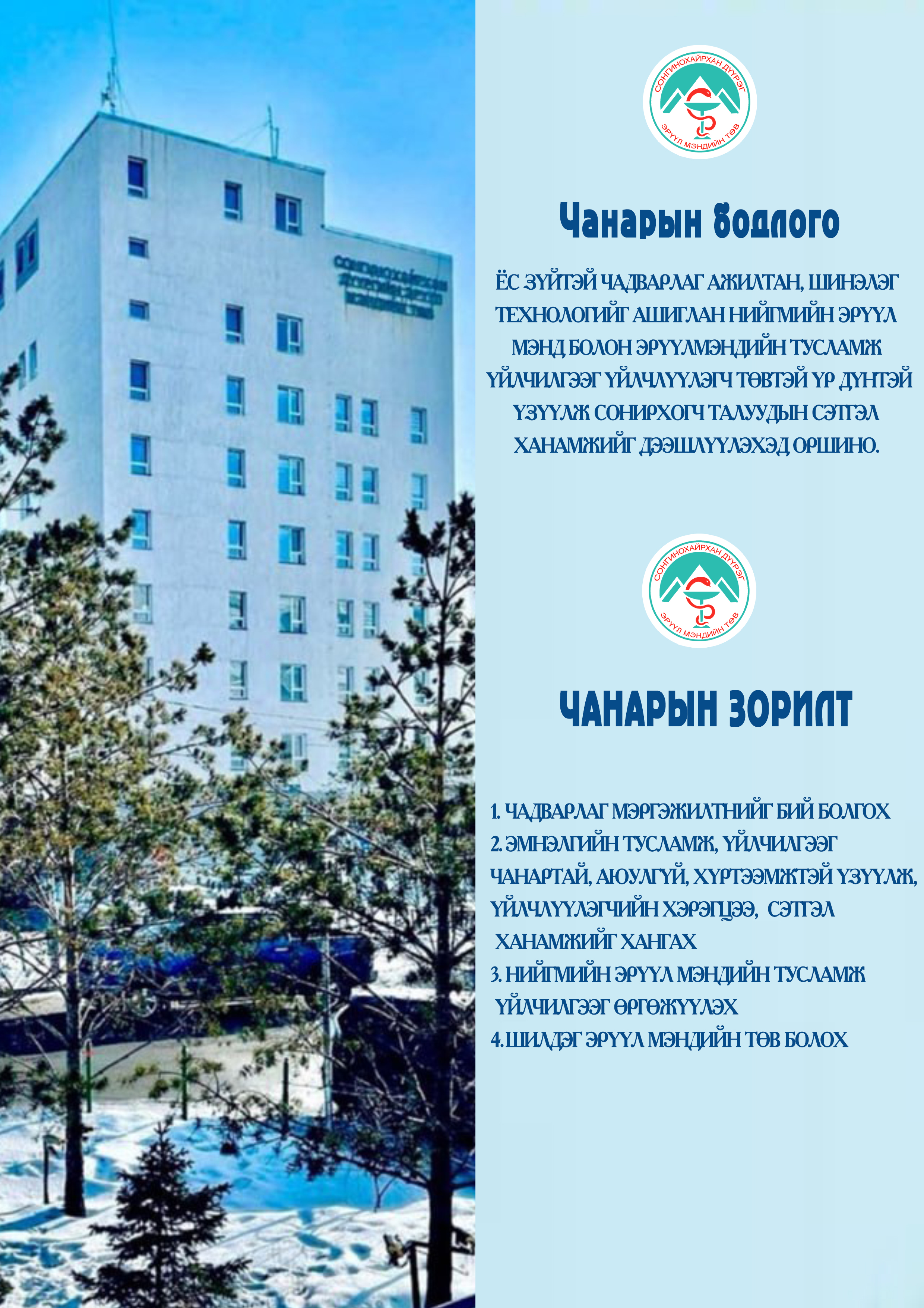 ЧАНАРЫН БОДЛОГО, ЧАНАРЫН ЗОРИЛТ